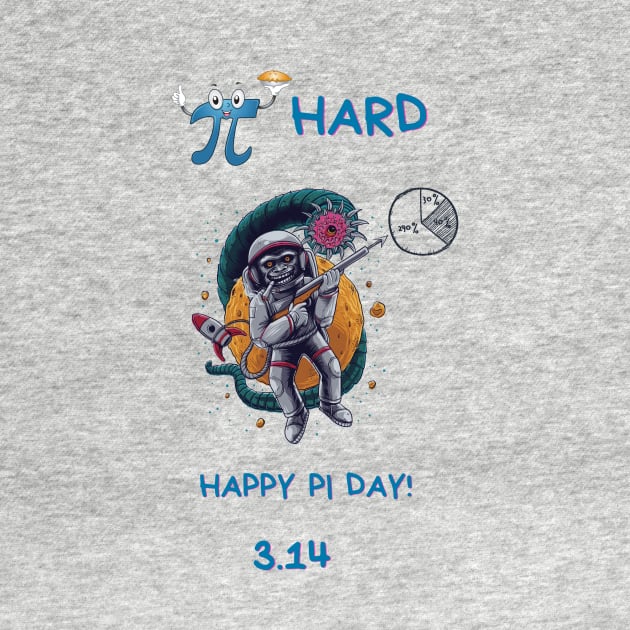 Pi Hard by Slackeys Tees